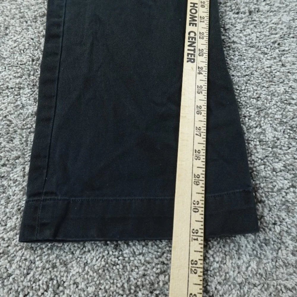 Polo Ralph Lauren Pants Mens 34X32 Black‎ Chino Trouser Classic Fit Flat Front